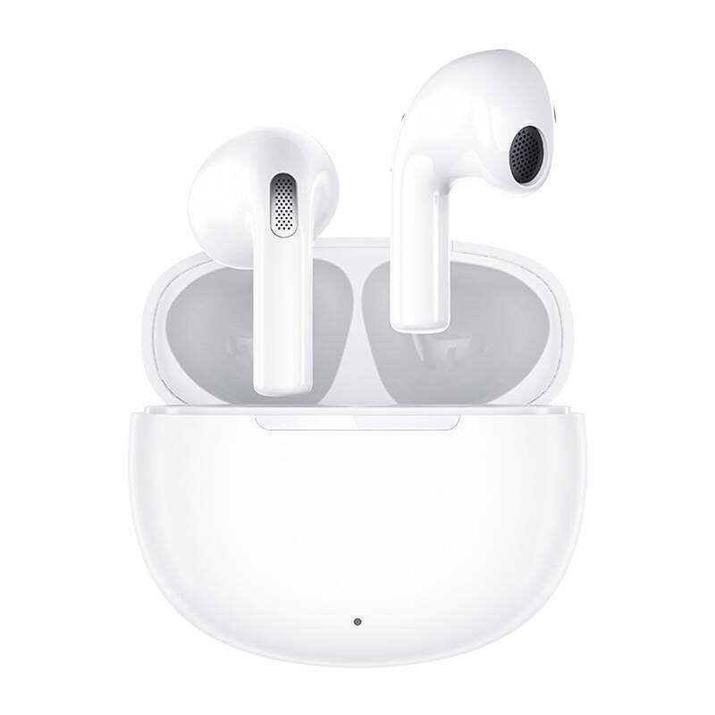 QCY T20 TWS AILY PODS WHITE 5.3 BLUETOOTH SEMI EAR 220MAH 3HOUR CALLING 5.5 HOUR PLAYBACK RANGE 10M