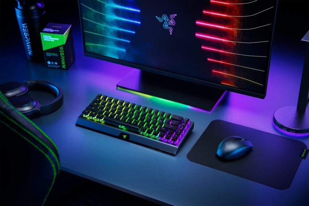 RAZER PHANTOM PUDDING BLACK KEYCAPS UPGRADE SET
