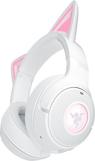 RAZER KRAKEN KITTY V2 BT - WHITE - RGB - 7.1 GAMING HEADSET - KITTY EARS - BLUETOOTH 5.2