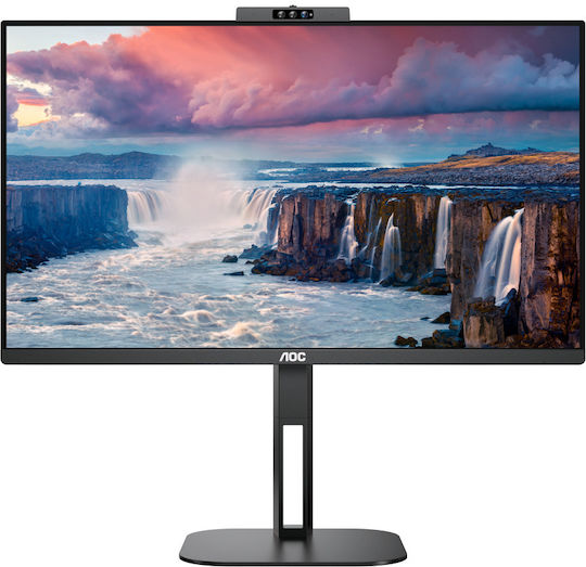 MONITOR AOC 24V5CW 23.8'' FHD IPS 75HZ 4MS, HDMI, DISPLAYPORT, USB, TILT, HEIGHT ADJUSTABLE, SWIVEL, PIVOT, WEB CAMERA, SPEAKERS, 3Y - 24V5CW-BK