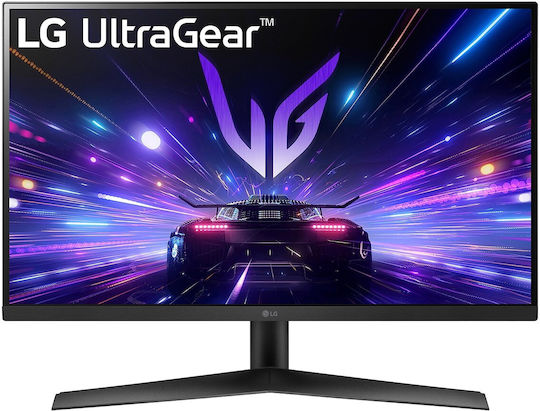 LG MONITOR 27GS60F-B.AEU, FLAT IPS, FHD, 27", 16:9, 300CD/M2, 1000:1, 1MS, 180HZ, 1920X1080, HDMI/ DP/ HPOUT, FREESYNC, GAMING, BLACK, 2YW.