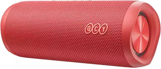 QCY SP7 RED -  PORTABLE BLUETOOTH SPEAKER W STEREO SOUND 40W, MIC FOR CALLS, RGB LIGHT SHOW