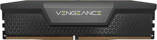 CORSAIR RAM DIMM XMS5 32GB CMK32GX5M1B5200Z40, DDR5, 5200MHZ, LATENCY 40-40-40-77, 1.25V, VENGEANCE, XMP 3.0 & AMD EXPO, GREY, LTW.