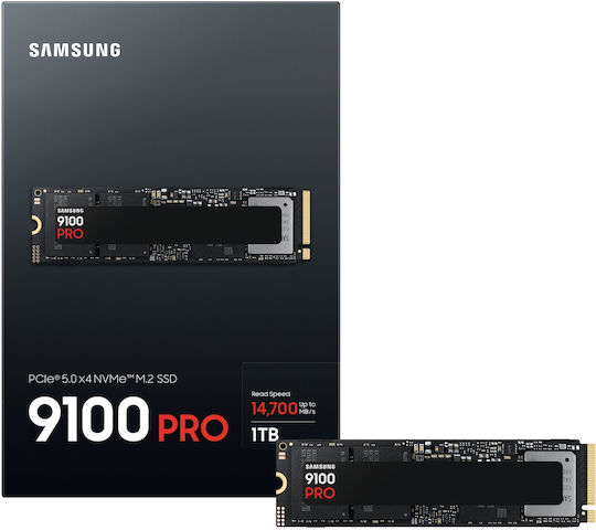 SAMSUNG 9100 PRO SSD 1TB M.2 NVME PCI EXPRESS 5.0 (MZ-VAP1T0BW) (SAMMZ-VAP1T0BW)