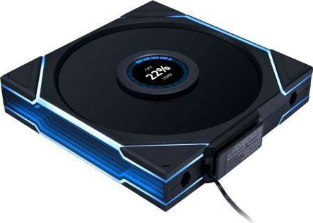 LIAN LI UNI FAN TL-LCD WIRELESS 140 BLACK (1PC) CASE FAN - NO CONTROLLER INCLUDED