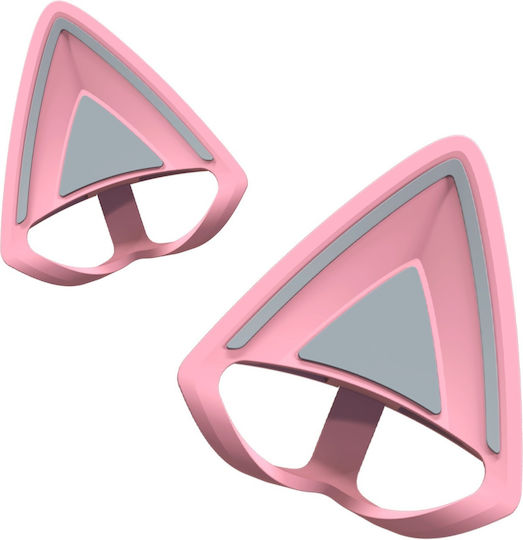 RAZER KITTY EARS V2 QUARTZ PINK - CLIP-ON KITTY EARS FOR HEADSETS - UNIVERSAL FIT