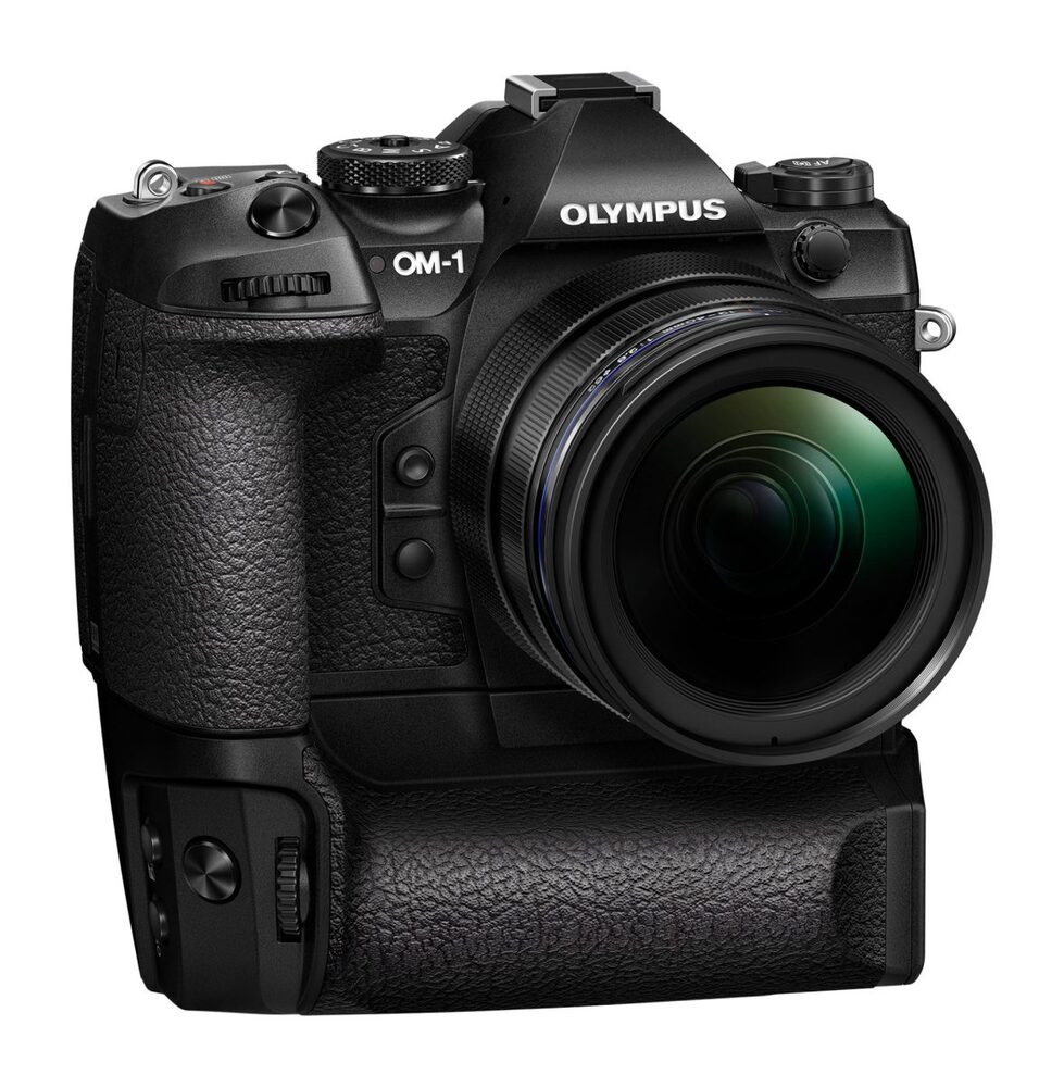 OLYMPUS HLD-10 POWER BATTERY HOLDER GRIP FOR OM-1 (BLX-1 BATTERY).