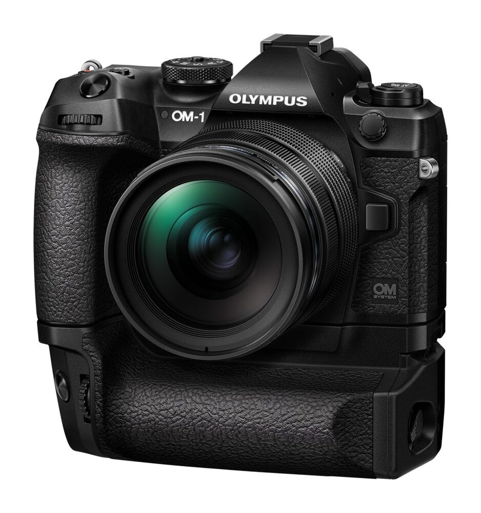 OLYMPUS HLD-10 POWER BATTERY HOLDER GRIP FOR OM-1 (BLX-1 BATTERY).