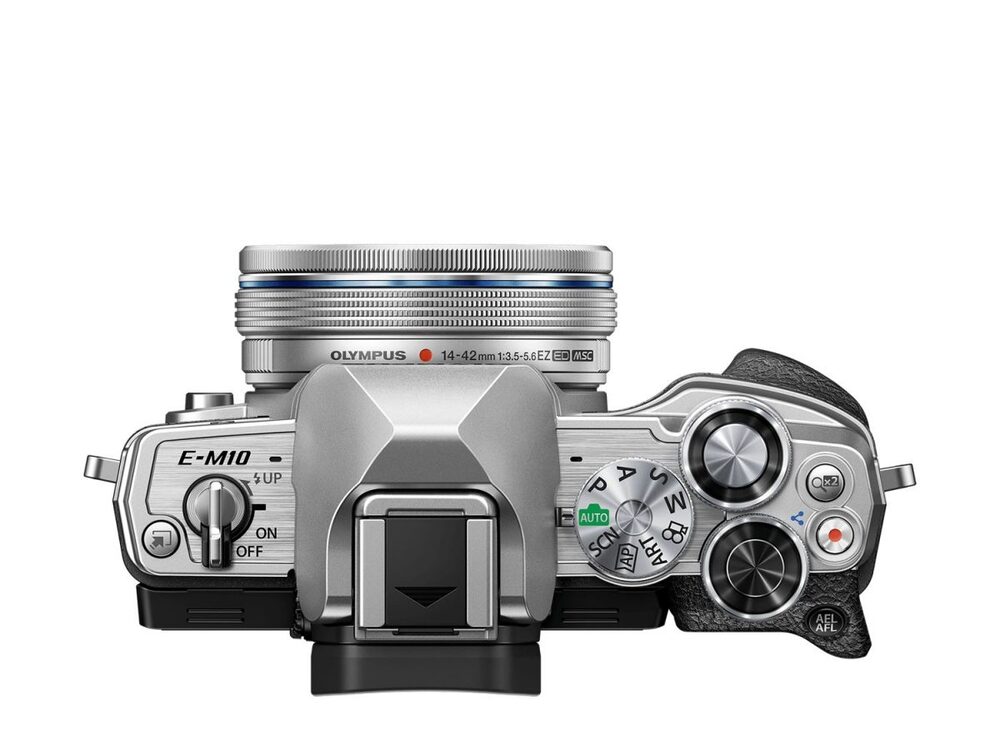 OLYMPUS E-M10 IV CAMERA 1442 EZ PANCAKE KIT SLV/SLV,  M.ZUIKO DIGITAL ED 14-42MM F3.5-5.6 EZ SILVER
