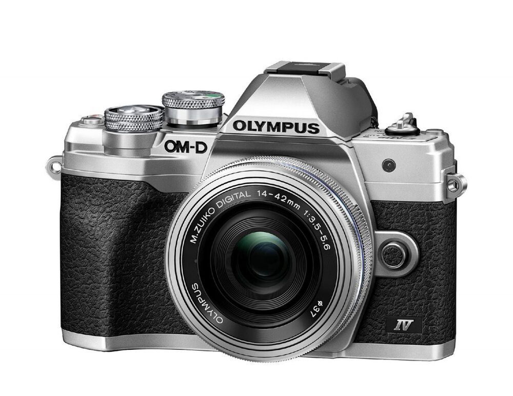 OLYMPUS E-M10 IV CAMERA 1442 EZ PANCAKE KIT SLV/SLV,  M.ZUIKO DIGITAL ED 14-42MM F3.5-5.6 EZ SILVER