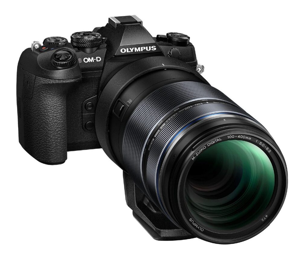 OLYMPUS M.ZUIKO DIGITAL ED 100-400MM LENS F5.0-6.3 IS / EZ-M1040 BLACK