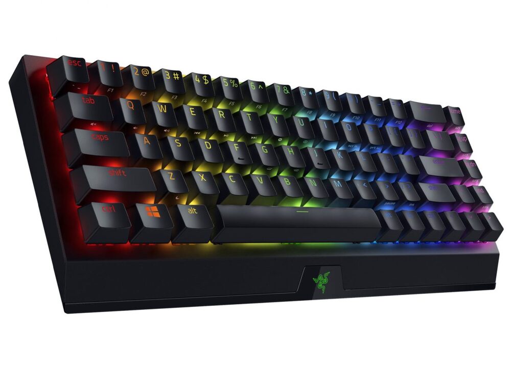 RAZER BLACKWIDOW V3 MINI YELLOW SWITCH 65% WIRELESS (2,4 & BLUETOOTH) MECHANICAL GAMING KEYBOARD US