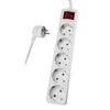 POWERTECH ΠΟΛΎΠΡΙΖΟ PT-874, 5X SCHUKO, 16A, 1.5M, ΛΕΥΚΌ