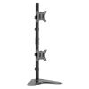 BRATECK ΒΆΣΗ ΓΡΑΦΕΊΟΥ LDT66-T02V ΓΙΑ 2 ΟΘΌΝΕΣ 17"-32", 9KG ΑΝΆ ΟΘΌΝΗ