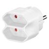 GOOBAY ΑΝΤΆΠΤΟΡΑΣ ΡΕΎΜΑΤΟΣ 51000, 2X EURO, 230V 2.5A, ΛΕΥΚΌΣ