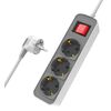 POWERTECH ΠΟΛΎΠΡΙΖΟ ΑΣΦΑΛΕΊΑΣ PT-1055, 3X SCHUKO, 16A, 1.4M, ΛΕΥΚΌ