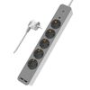 POWERTECH ΠΟΛΎΠΡΙΖΟ ΑΣΦΑΛΕΊΑΣ PT-1059 5X SCHUKO/2X USB, 16A, 1.4M, ΛΕΥΚΌ