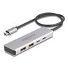 DELOCK USB-C HUB 64230, 2X USB/2X USB-C ΘΎΡΕΣ, 10 GBPS, ΓΚΡΙ