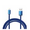 BASEUS CRYSTAL SHINE BRAIDED USB TO LIGHTNING CABLE ΜΠΛΕ 2M (CAJY000103) (BASCAJY000103)