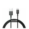 BASEUS SUPERIOR SERIES REGULAR USB 2.0 TO MICRO USB CABLE ΜΑΎΡΟ 1M (CAMYS-01) (BASCAMYS01)