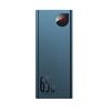 BASEUS ADAMAN METAL DIGITAL DISPLAY POWER BANK 20000MAH 65W ΜΕ 2 ΘΎΡΕΣ USB-A ΚΑΙ ΘΎΡΑ USB-C QUICK CHARGE 3.0 ΜΠΛΕ (PPIMDA-D03) (BASPPIMDAD03)