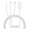 BASEUS SUPERIOR REGULAR USB 2.0 TO MICRO USB CABLE ΛΕΥΚΌ 1M (P10320105221-00) (BASP10320105221-00)