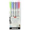 ZEBRA MILDLINER DOUBLE ENDED BRUSH PEN & MARKER BOLD & FINE POINT 5 PACK COOL & REFINED SET (ZB-79205) (ZEB79205)