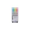 ZEBRA MILDLINER DOUBLE ENDED BRUSH PEN & MARKER BOLD & FINE POINT 5 PACK FLUORESCENT SET (ZB-79105) (ZEB79105)