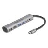 DELOCK USB-C HUB 64232, 4X USB/2X USB-C ΘΎΡΕΣ, 10GBPS, ΓΚΡΙ