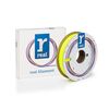 REAL PETG 3D PRINTER FILAMENT - TRANSLUCENT YELLOW - SPOOL OF 0.5KG - 1.75MM (REALPETGTYELLOW500MM175)