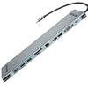 BASEUS ENJOYMENT SERIES MULTI-FUNCTIONAL TYPE-C INTELLIGENT HD HUB DARK GRAY (CATSX-G0G) (BASCATSX-G0G)