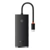 BASEUS LITE SERIES 25CM USB 3.0 HUB 5 ΘΥΡΏΝ ΜΕ ΣΎΝΔΕΣΗ USB-C (WKQX030301) (BASWKQX030301)