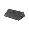 LC-POWER USB 3.0 HUB 3 -PORT USB-A (ΜΑΎΡΟ) (LC-HUB-ALU-2B-4) (LC-HUB-ALU-2B-4)