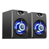 POWERTECH ΗΧΕΊΑ CRYSTAL SOUND PT-842, 2X 3W, 3.5MM, ΜΑΎΡΑ
