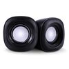 POWERTECH ΗΧΕΊΑ ESSENTIAL SOUND PT-844, 2X 3W, 3.5MM, ΜΑΎΡΑ