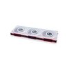 LIAN LI UNIFAN TL LCD 120 -3PCS WHITE (TRIPLE PACK INCLUDE CONTROLLER) - CASE FAN