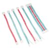 KOLINK CORE ADEPT BRAIDED CABLE EXTENSION KIT – BRILLIANT WHITE/NEON BLUE/PURE PINK