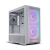 LIAN LI LANCOOL 216 RGB WHITE - EATX/ATX/MICRO-ATX/MINI-ITX (FRONT 160MM ARGB X2, REAR 140MMX1)