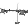 ARCTIC Z2 (GEN 3) - DUAL MONITOR ARM WITH 4-PORT USB HUB IN BLACK COLOR