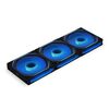 LIAN LI UNI FAN INFINITY TRIPLE BLACK ARGB PWM 120MM 0~2200RPM (3PCS)  WITH CONTROLLER