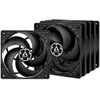 ARCTIC P12 PWM PST CASE FAN - 120MM CASE FAN WITH PWM CONTROL AND PST CABLE - PACK OF 5PCS