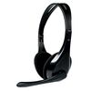 POWERTECH HEADPHONES ΜΕ ΜΙΚΡΌΦΩΝΟ PT-734 105DB, 40MM, 3.5MM, 1.8M, ΜΑΎΡΟ