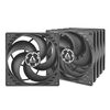 ARCTIC P14 PWM PST VALUE PACK - 5 FANS - CASE FAN 4PIN -140MM BLACK/BLACK