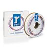 REAL PLA 3D PRINTER FILAMENT - WHITE - SPOOL OF 0.5KG - 1.75MM (REALPLAWHITE500MM175)