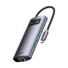 BASEUS HUB 4IN1 METAL GLEAM SERIES, USB-C TO 3X USB 3.0 + ETHERNET RJ45 (WKWG070113) (BASWKWG070113)