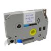 MEDIARANGE PLASTIC TAPE CASSETTE FOR LABEL PRINTERS USING BROTHER TZ-233/TZE-233 12MM 8M LAMINATED BLUE ON WHITE (MRBTZ233)