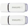 PHILIPS SNOW 32GB USB 2.0 2-PACK (FM32FD70D/00) (PHIFM32FD70D-00)