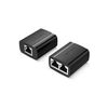 VENTION RJ45 SPLITTER ADAPTER BLACK PVC TYPE (IPTB0) (VENIPTB0)