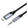 VENTION TYPE-C MALE TO 3.5MM MALE CABLE 1.5M GRAY ALUMINUM ALLOY TYPE (BGKHG) (VENBGKHG)