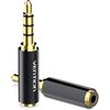 VENTION 3.5MM MALE TO 2.5MM FEMALE AUDIO ADAPTER BLACK METAL TYPE (BFBB0) (VENBFBB0)